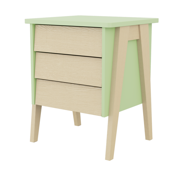 Тумба Сканди 3 ящика 50,1х45х62,1 см (дуб, олива)